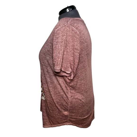 Maurices Dark Pink Cactus Lightweight Tee (Size 2X) - Picture 2 of 6